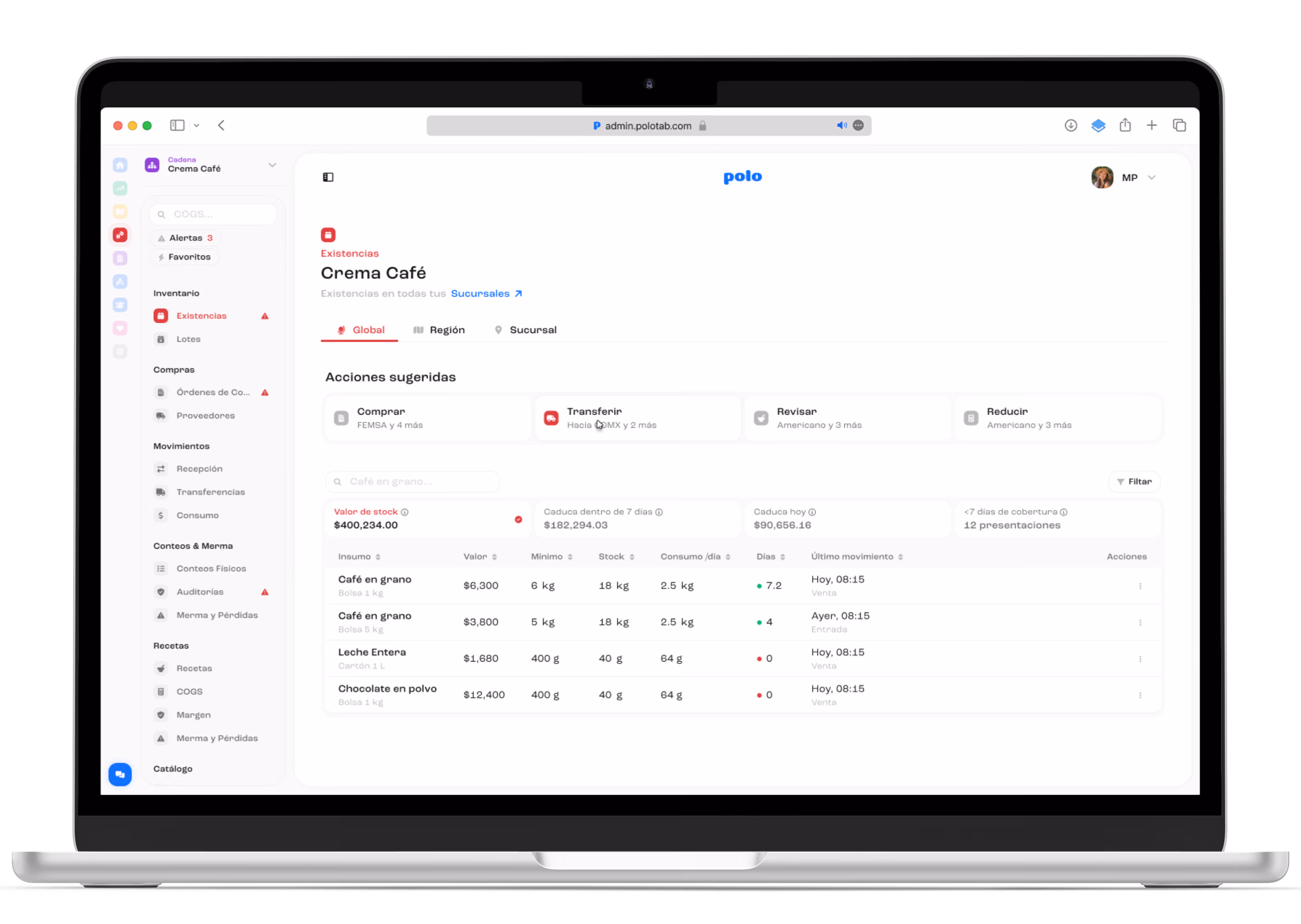Inventarios (mobile)