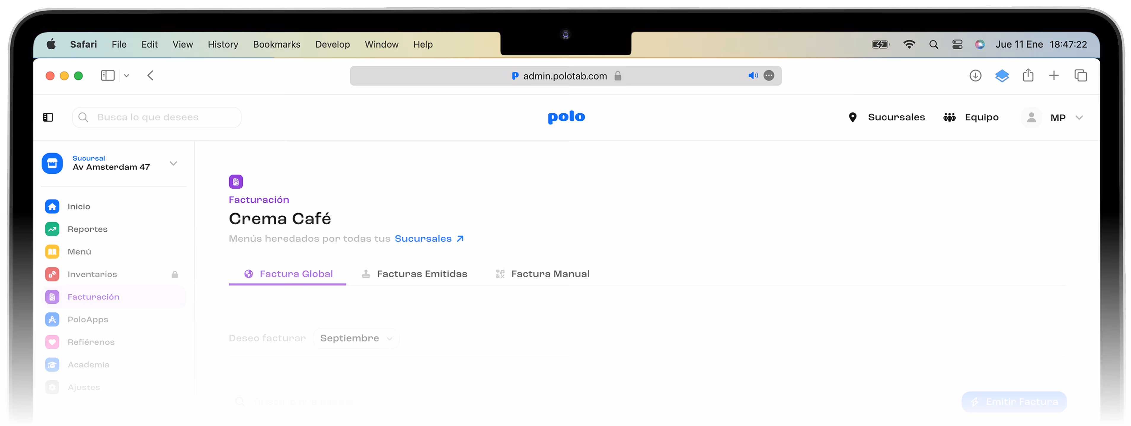 Facturación POS PoloTab
